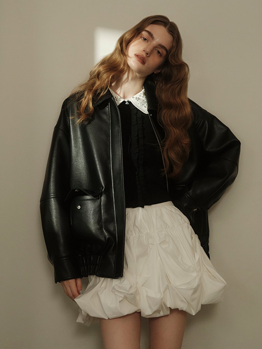 【スナイデル/SNIDEL】のマルチファブリックボアカラーブルゾン インテリア・キッズ・メンズ・レディースファッション・服の通販 founy(ファニー) 　ファッション　Fashion　レディースファッション　Fashion for Women　アウター　Coat / Outerwear Collection　ブルゾンジャケット・スポーティアウター　Blouson Jackets　ヴィンテージ　Vintage Style　キルティング　Quilted, Quilting　今季　This Season, Current Season　シフォン　Chiffon, Lightweight Fabric　ジップ　Zip, Zipper　ジャケット　Jacket, Outerwear　スタイリッシュ　Stylish, Fashionable　スマート　Smart, Elegant　フラップ　Flap, Flap Pocket　フロント　Front, Front Design　ポケット　Pocket, Pocket Detail　ミックス　Mix, Mixed Style　ミニスカート　Mini Skirt, Short Skirt　ロング　Long, Long-Length　おすすめ　Recommended / Our Picks　BLK[009]|ID: prp329100004748823 ipo3291000000034935383