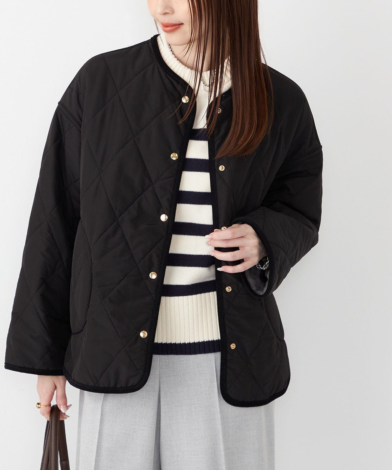 【シップス フォー ウィメン/SHIPS】のSHIPS Colors リバーシブル キルティング コート インテリア・キッズ・メンズ・レディースファッション・服の通販 founy(ファニー)  ファッション Fashion レディースファッション Fashion for Women アウター Coat / Outerwear Collection コート・ロングコート・ピーコート Long Coats, Peacoats & More キルティング Quilted, Quilting コーデュロイ Corduroy, Cord Fabric デニム Denim, Jeans Material パイピング Piping, Trim Design フェイクファー Faux Fur, Imitation Fur メンズ Men's, Menswear リバーシブル Reversible, Two-Sided アウトレット Outlet / Clearance おすすめ Recommended / Our Picks エレガント 上品 Elegant ビジネス 仕事 通勤 Business / Work / Commuting 2025年 2025 2025-2026秋冬・A/W Autumn/Winter 2025–26 AW25–26 ダークグレー|ID: prp329100004748837 ipo3291000000034428155