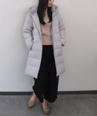 【リベルモア/libelle more】のエコファーフードロングダウンコート グレー|ID: prp329100004748848 ipo3291000000034499616