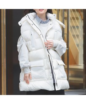 【デミルクス ビームス/Demi-Luxe BEAMS】 TATRAS / CLEMATIDE ダウンベスト 25AW タトラス 冬アウター 上品 きれいめ人気、トレンドファッション・服の通販 founy(ファニー) ファッション Fashion レディースファッション Fashion for Women アウター Coat / Outerwear Collection トップス・カットソー Cut & Sew Tops ベスト&ジレ / 重ね着スタイル Vests & Gilets イタリア Italy インナー Innerwear カットソー Cut and Sewn Top コレクション Collection, Seasonal Line シンプル Simple, Minimal スウェット / スエット Sweatshirt, Sweatwear タイトスカート Pencil Skirt, Tight Skirt タフタ Taffeta, Structured Fabric ダウン Down, Puffer バランス Balance, Style Balance ベスト Vest, Waistcoat ポンチョ Poncho, Cape Style ミラノ Milano Style, Italian-Inspired ワイド Wide, Wide Fit 冬 Winter / This Winter エレガント 上品 Elegant 2025年 2025 2025-2026秋冬・A/W Autumn/Winter 2025–26 AW25–26 |ID:prp329100004748871