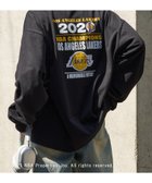 【セットアップセブン/SETUP7】のNBA/NBA CHAMPIONS TEAM PRINT Long Sleeve Tee 人気、トレンドファッション・服の通販 founy(ファニー) ファッション Fashion レディースファッション Fashion for Women トップス・カットソー Cut & Sew Tops カーゴパンツ Cargo Pants, Utility Pants キャップ Cap, Baseball Cap グラフィック Graphic, Graphic Design シンプル Simple, Minimal スニーカー Sneakers, Trainers スポーツ Sports, Activewear デニム Denim, Jeans Material プリント Print, Printed Pattern モチーフ Motif, Design Theme ルーズ Loose, Oversized ロング Long, Long-Length 再入荷 Restock / Back in Stock おすすめ Recommended / Our Picks thumbnail BLK1|ID: prp329100004748891 ipo3291000000035034253