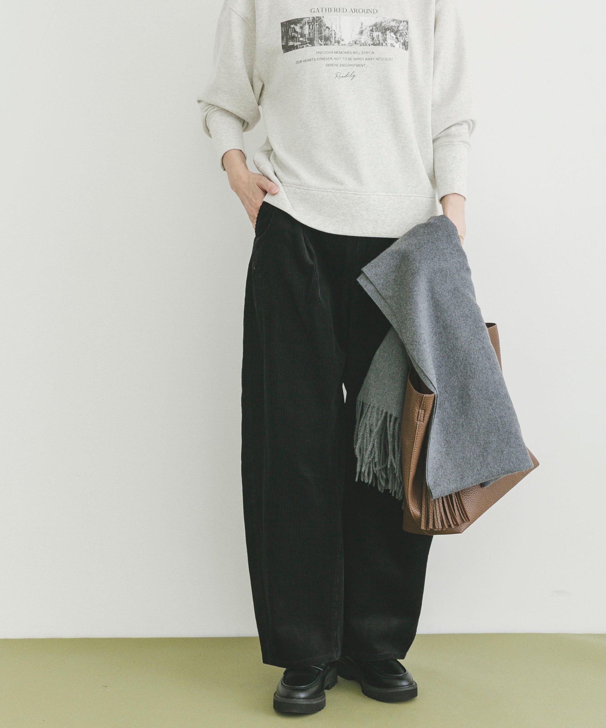 【アイテムズアーバンリサーチ/ITEMS URBAN RESEARCH】のコーデュロイバレルパンツ インテリア・キッズ・メンズ・レディースファッション・服の通販 founy(ファニー)  ファッション Fashion レディースファッション Fashion for Women パンツ Pants & Trousers 2025年 2025 2025-2026秋冬・A/W Autumn/Winter 2025–26 AW25–26 冬 Winter / This Winter コーデュロイ Corduroy, Cord Fabric A/W・秋冬 Autumn/Winter BLK|ID: prp329100004748896 ipo3291000000034339365
