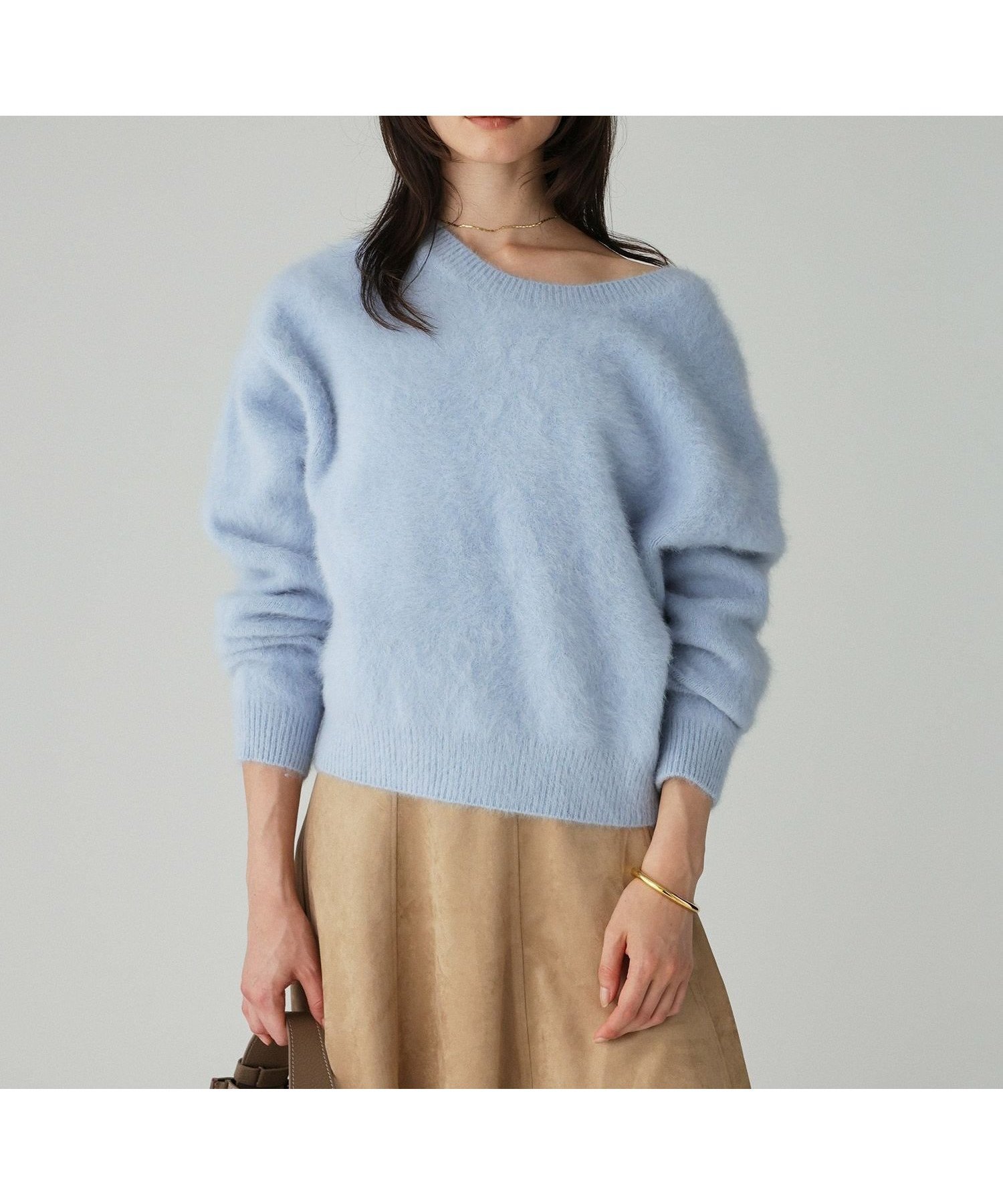 【バビロン/BABYLONE / KIDS】のFOXカシミヤ2WAYプルオーバー インテリア・キッズ・メンズ・レディースファッション・服の通販 founy(ファニー) ファッション Fashion キッズファッション Fashion for Kids トップス・カットソー Cut & Sew Tops カーディガン Cardigan, Knitwear キャミソール Camisole, Spaghetti Strap Top トレンド Trend, Trending Now ボトム Bottoms, Lower Wear レース Lace, Lace Fabric 再入荷 Restock / Back in Stock おすすめ Recommended / Our Picks 2025年 2025 2025-2026秋冬・A/W Autumn/Winter 2025–26 AW25–26 サックス85|ID: prp329100004748897 ipo3291000000034537933