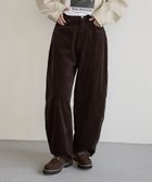 【ベイフロー/BAYFLOW】のWEB限定 コーデュロイカーブパンツ 人気、トレンドファッション・服の通販 founy(ファニー) ファッション Fashion レディースファッション Fashion for Women パンツ Pants & Trousers おすすめ Recommended / Our Picks カラフル Colorful Design コンパクト Compact, Small Size コーデュロイ Corduroy, Cord Fabric エレガント 上品 Elegant A/W・秋冬 Autumn/Winter thumbnail ダークブラウン58|ID: prp329100004748925 ipo3291000000034339645