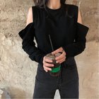 【ミニミニストア/miniministore】の肩出しTシャツ レディース ナチュラル ブラック|ID: prp329100004748979 ipo3291000000034340060