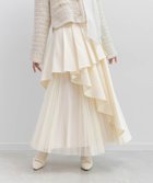 【ランダ/RANDA】のプリーツデザインレイヤードスカート 人気、トレンドファッション・服の通販 founy(ファニー) ファッション Fashion レディースファッション Fashion for Women スカート Skirts シンプル Simple, Minimal チュール Tulip, Tulip Motif フェミニン Feminine, Girly フレア Flare, Flared プリーツ Pleats, Pleated エレガント 上品 Elegant thumbnail CREAM|ID: prp329100004748992 ipo3291000000034658501
