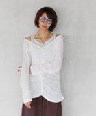 【ページボーイ/PAGEBOY】のシャーリングトップス×タンクセット(長袖) 人気、トレンドファッション・服の通販 founy(ファニー) ファッション Fashion レディースファッション Fashion for Women トップス・カットソー Cut & Sew Tops インナー Innerwear ギャザー Gathered, Ruffled シアー Sheer, See-Through シンプル Simple, Minimal タンク Tank Top, Sleeveless Top デニム Denim, Jeans Material ボトム Bottoms, Lower Wear 秋 Autumn 長袖 Long Sleeve, Full Sleeve thumbnail オフホワイト05|ID: prp329100004749011 ipo3291000000034648475