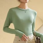 【ミニミニストア/miniministore】の長袖Tシャツ 無地 レディース トップス ミントグリーン|ID: prp329100004749020 ipo3291000000034340292