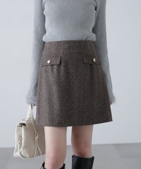 【フリーズマート/FREE'S MART】のツイードミニスカート 人気、トレンドファッション・服の通販 founy(ファニー) ファッション Fashion レディースファッション Fashion for Women スカート Skirts ミニスカート Mini Skirts おすすめ Recommended / Our Picks ツイード Twill, Twill Weave フラップ Flap, Flap Pocket ポケット Pocket, Pocket Detail ミニスカート Mini Skirt, Short Skirt ロング Long, Long-Length エレガント 上品 Elegant |ID:prp329100004749044