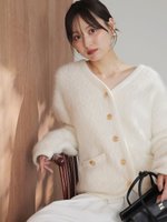 【スナイデル/SNIDEL】のファーライクミドルニットジャケット 人気、トレンドファッション・服の通販 founy(ファニー) ファッション Fashion レディースファッション Fashion for Women アウター Coat / Outerwear Collection レディースジャケット・軽アウター Jackets エレガント 上品 Elegant クラシカル Classical, Vintage-Inspired ショート Short, Short Length ストレート Straight, Straight Cut スマート Smart, Elegant フロント Front, Front Design ブレード Braid, Decorative Trim ポケット Pocket, Pocket Detail ロング Long, Long-Length おすすめ Recommended / Our Picks |ID:prp329100004749046