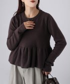 【リベリー/Riberry】の袖バルーンペプラムニットトップス 人気、トレンドファッション・服の通販 founy(ファニー) ファッション Fashion レディースファッション Fashion for Women トップス・カットソー Cut & Sew Tops ニット Knit Tops & Sweaters オケージョン Occasion Wear 春 Spring 秋 Autumn 切替 Switching, Contrast Panel シンプル Simple, Minimal スラックス Slacks, Dress Pants タイトスカート Pencil Skirt, Tight Skirt 長袖 Long Sleeve, Full Sleeve バランス Balance, Style Balance フォルム Silhouette, Form フリル Frill, Ruffle ペプラム Peplum, Flared Hem ワイド Wide, Wide Fit 冬 Winter / This Winter A/W・秋冬 Autumn/Winter 再入荷 Restock / Back in Stock おすすめ Recommended / Our Picks エレガント 上品 Elegant セレモニー Ceremony thumbnail ブラウン|ID: prp329100004749051 ipo3291000000034602079