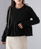 【リベリー/Riberry】の袖バルーンペプラムニットトップス 人気、トレンドファッション・服の通販 founy(ファニー) ファッション Fashion レディースファッション Fashion for Women トップス・カットソー Cut & Sew Tops ニット Knit Tops & Sweaters オケージョン Occasion Wear 春 Spring 秋 Autumn 切替 Switching, Contrast Panel シンプル Simple, Minimal スラックス Slacks, Dress Pants タイトスカート Pencil Skirt, Tight Skirt 長袖 Long Sleeve, Full Sleeve バランス Balance, Style Balance フォルム Silhouette, Form フリル Frill, Ruffle ペプラム Peplum, Flared Hem ワイド Wide, Wide Fit 冬 Winter / This Winter A/W・秋冬 Autumn/Winter 再入荷 Restock / Back in Stock おすすめ Recommended / Our Picks エレガント 上品 Elegant セレモニー Ceremony thumbnail ブラック|ID: prp329100004749051 ipo3291000000034602085