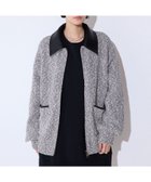 【ジーナシス/JEANASiS】のツイーディニットジャケット グレー|ID: prp329100004749075 ipo3291000000034486349