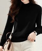 【ミニミニストア/miniministore】の秋冬 ニットトップス レディースきれいめ ブラック|ID: prp329100004749093 ipo3291000000034340658