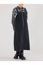 【ロデオクラウンズワイドボウル/RODEO CROWNS WIDE BOWL】のフロントジップジャンパースカート 人気、トレンドファッション・服の通販 founy(ファニー) ファッション Fashion レディースファッション Fashion for Women スカート Skirts おすすめ Recommended / Our Picks グラフィック Graphic, Graphic Design コンパクト Compact, Small Size ショルダー Shoulder, Shoulder Strap スウェット / スエット Sweatshirt, Sweatwear ツイル Twist, Twisted Detail デニム Denim, Jeans Material リブニット Rib Knit, Ribbed Knit エレガント 上品 Elegant thumbnail BLK|ID: prp329100004749102 ipo3291000000034340693