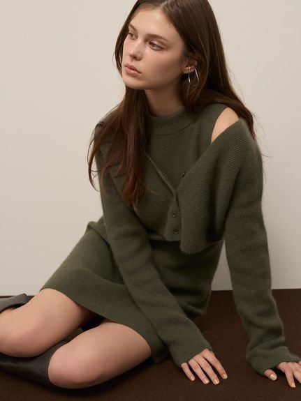 【スナイデル/SNIDEL】のラクーン畦ノースリミニワンピース インテリア・キッズ・メンズ・レディースファッション・服の通販 founy(ファニー) 　ファッション　Fashion　レディースファッション　Fashion for Women　ワンピース　Dresses　ウェーブ　Wavy Pattern　畦　Ribbed Knit　シンプル　Simple, Minimal　スマート　Smart, Elegant　A/W・秋冬　Autumn/Winter　おすすめ　Recommended / Our Picks　KKI[026]|ID: prp329100004749107 ipo3291000000034340713