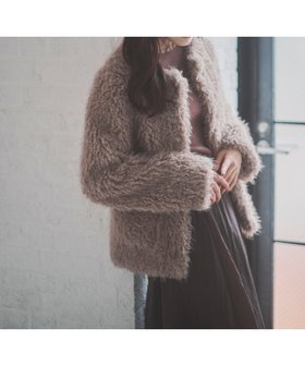 【プロポーション ボディドレッシング/PROPORTION BODY DRESSING】のラムファー風ブルゾン 25AW 人気、トレンドファッション・服の通販 founy(ファニー) ファッション Fashion レディースファッション Fashion for Women アウター Coat / Outerwear Collection ブルゾンジャケット・スポーティアウター Blouson Jackets 2025年 2025 2025-2026秋冬・A/W Autumn/Winter 2025–26 AW25–26 インナー Innerwear フェイクファー Faux Fur, Imitation Fur ブルゾン Blouson, Bomber Jacket |ID:prp329100004749116