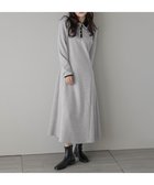 【ラジュール/Lajour】のバイカラーポロワンピース 人気、トレンドファッション・服の通販 founy(ファニー) ファッション Fashion レディースファッション Fashion for Women ワンピース Dresses 2025年 2025 2025-2026秋冬・A/W Autumn/Winter 2025–26 AW25–26 なめらか Smooth, Silky Texture クラシカル Classical, Vintage-Inspired シンプル Simple, Minimal パイピング Piping, Trim Design フェミニン Feminine, Girly ラウンド Round, Round Neck エレガント 上品 Elegant A/W・秋冬 Autumn/Winter thumbnail グレー|ID: prp329100004749117 ipo3291000000034340773