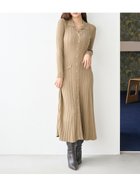 【スナイデル/SNIDEL】のフロントボタンニットワンピース BEG[037]|ID:prp329100004749158