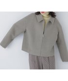 【ナチュラル ビューティー ベーシック/NATURAL BEAUTY BASIC】の朝比奈 彩さんコラボ ステンカラージップブルゾン グレージュ3|ID: prp329100004749159 ipo3291000000034507856