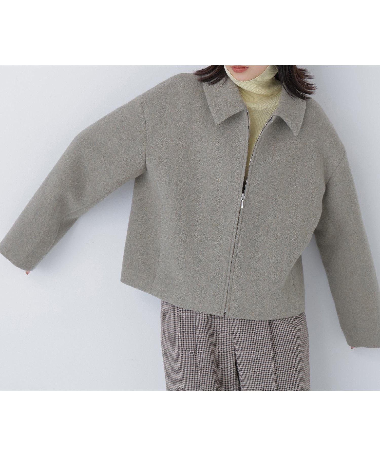 【ナチュラル ビューティー ベーシック/NATURAL BEAUTY BASIC】の朝比奈 彩さんコラボ ステンカラージップブルゾン インテリア・キッズ・メンズ・レディースファッション・服の通販 founy(ファニー) 雑誌掲載アイテム Magazine Picks & Fashion Features ファッション雑誌 Fashion Magazines オッジ Oggi ファッション Fashion レディースファッション Fashion for Women アウター Coat / Outerwear Collection ブルゾンジャケット・スポーティアウター Blouson Jackets ウォーム Warm Fabric コラボ Collaboration, Collab 今季 This Season, Current Season 12月号 December Issue スタイリッシュ Stylish, Fashionable ストレート Straight, Straight Cut 雑誌 Magazine, Fashion Magazine トレンド Trend, Trending Now フォルム Silhouette, Form ブルゾン Blouson, Bomber Jacket ポケット Pocket, Pocket Detail グレージュ3|ID: prp329100004749159 ipo3291000000034507856