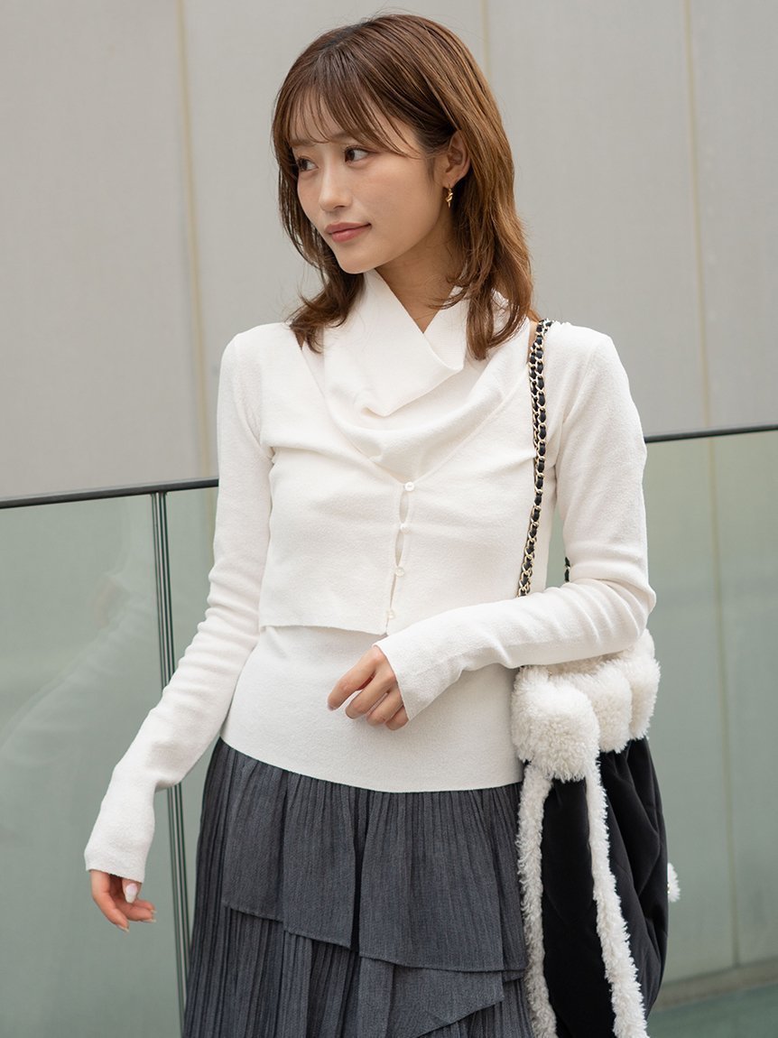 【スナイデル/SNIDEL】のノースリーブニットアンサンブル 人気、トレンドファッション・服の通販 founy(ファニー)  ファッション Fashion レディースファッション Fashion for Women トップス・カットソー Cut & Sew Tops ニット Knit Tops & Sweaters アンサンブルニット Knit Ensembles & Twin Sets キャミソール&ノースリーブ Camisoles & Sleeveless Tops アンサンブル Ensemble Set エレガント 上品 Elegant カーディガン Cardigan, Knitwear コンパクト Compact, Small Size スマート Smart, Elegant トレンド Trend, Trending Now ドレープ Drape, Draping Fabric ノースリーブ Sleeveless, No-Sleeve フロント Front, Front Design おすすめ Recommended / Our Picks  other-1|ID: prp329100004749174 ipo3291000000034341127