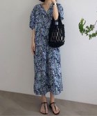 【スピーガ/SPIGA】の小花プリントVネックボリュームパフワンピース 人気、トレンドファッション・服の通販 founy(ファニー) ファッション Fashion レディースファッション Fashion for Women ワンピース Dresses プリント Print, Printed Pattern thumbnail ブルー|ID: prp329100004749180 ipo3291000000034588840