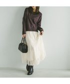 【グローバルワーク/GLOBAL WORK】のフワフワHugmeレーススカートSET/580927 ブラウン×アイボリーレース59|ID: prp329100004749219 ipo3291000000034598141