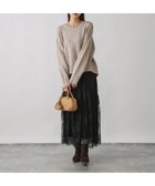 【グローバルワーク/GLOBAL WORK】のフワフワHugmeレーススカートSET/580927 モカ×ブラックレース54|ID: prp329100004749219 ipo3291000000034598144