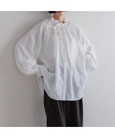 【ローリーズファーム/LOWRYS FARM】のスタンドフリルブラウス 人気、トレンドファッション・服の通販 founy(ファニー) ファッション Fashion レディースファッション Fashion for Women トップス・カットソー Cut & Sew Tops シャツ・ブラウス・オフィスカジュアル Elegant Blouses & Button-Ups インナー Innerwear カーディガン Cardigan, Knitwear ギャザー Gathered, Ruffled ジャケット Jacket, Outerwear スウェット / スエット Sweatshirt, Sweatwear フリル Frill, Ruffle フロント Front, Front Design リボン Ribbon, Bow |ID:prp329100004749249