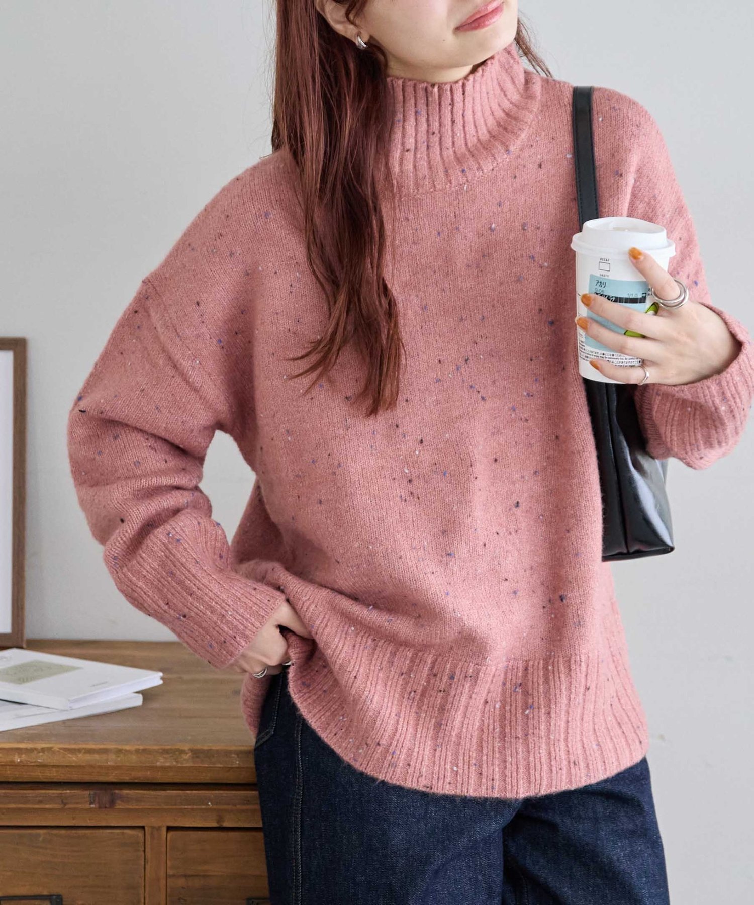 【ディスコート/Discoat】の【新色追加!/WEB限定】ハイネックワイドリブニット インテリア・キッズ・メンズ・レディースファッション・服の通販 founy(ファニー) ファッション Fashion レディースファッション Fashion for Women トップス・カットソー Cut & Sew Tops ニット Knit Tops & Sweaters ハイネック High Neck, Mock Neck フィット Fit, Slim Fit ワイドリブ Wide Rib, Wide Ribbed Knit ベビーピンク|ID: prp329100004749257 ipo3291000000034471412