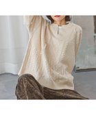【ニコアンド/niko and】のケーブルフリンジニットプルオーバー 人気、トレンドファッション・服の通販 founy(ファニー) ファッション Fashion レディースファッション Fashion for Women トップス・カットソー Cut & Sew Tops ニット Knit Tops & Sweaters カジュアルプルオーバー・ニットトップス Pullovers & Knit Tops / Casual Pullovers おすすめ Recommended / Our Picks アクリル Acrylic Material インナー Innerwear クラシック Classic, Timeless Style タートルネック Turtleneck, High Neck デコルテ Décolleté, Neckline フリンジ Fringe, Tassel フレア Flare, Flared プリーツ Pleats, Pleated ロング Long, Long-Length 無地 Plain, Solid Color 秋 Autumn A/W・秋冬 Autumn/Winter thumbnail アイボリー|ID: prp329100004749324 ipo3291000000034477784