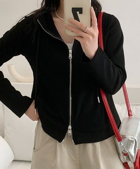 【アイモハ/aimoha】のaimoha -select-/フード付きジップアップパーカー 人気、トレンドファッション・服の通販 founy(ファニー) ファッション Fashion レディースファッション Fashion for Women トップス・カットソー Cut & Sew Tops レディースパーカー・カジュアルフーディー Casual Hoodies & Sweatshirts おすすめ Recommended / Our Picks インナー Innerwear クラシカル Classical, Vintage-Inspired シューズ Shoes, Footwear シンプル Simple, Minimal スニーカー Sneakers, Trainers スラックス Slacks, Dress Pants ダウン Down, Puffer トレンド Trend, Trending Now フロント Front, Front Design ポケット Pocket, Pocket Detail 厚底 Platform Shoes 秋 Autumn |ID:prp329100004749340