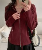 【アイモハ/aimoha】のaimoha -select-/フード付きジップアップパーカー 人気、トレンドファッション・服の通販 founy(ファニー) ファッション Fashion レディースファッション Fashion for Women トップス・カットソー Cut & Sew Tops レディースパーカー・カジュアルフーディー Casual Hoodies & Sweatshirts おすすめ Recommended / Our Picks インナー Innerwear クラシカル Classical, Vintage-Inspired シューズ Shoes, Footwear シンプル Simple, Minimal スニーカー Sneakers, Trainers スラックス Slacks, Dress Pants ダウン Down, Puffer トレンド Trend, Trending Now フロント Front, Front Design ポケット Pocket, Pocket Detail 厚底 Platform Shoes 秋 Autumn thumbnail ワイン|ID: prp329100004749340 ipo3291000000034342094