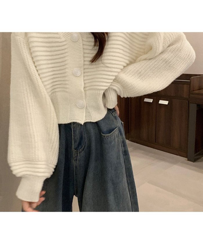 【ミニミニストア/miniministore】のニットカーディガン ショート丈 韓国風 インテリア・キッズ・メンズ・レディースファッション・服の通販 founy(ファニー) https://founy.com/ ファッション Fashion レディースファッション Fashion for Women トップス・カットソー Cut & Sew Tops ニット Knit Tops & Sweaters カーディガン・羽織り Layered Style Cardigans アクリル Acrylic Material カーディガン Cardigan, Knitwear ショート Short, Short Length セーター Sweater, Knitwear 無地 Plain, Solid Color 秋 Autumn 羽織 Haori, Light Jacket 長袖 Long Sleeve, Full Sleeve |ID: prp329100004749346 ipo3291000000034342115