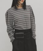 【ケービーエフ/KBF / URBAN RESEARCH】の2WAYタックショルダーカーディガン 人気、トレンドファッション・服の通販 founy(ファニー) ファッション Fashion レディースファッション Fashion for Women トップス・カットソー Cut & Sew Tops カーディガン・羽織り Layered Style Cardigans 2025年 2025 2025-2026秋冬・A/W Autumn/Winter 2025–26 AW25–26 冬 Winter / This Winter カーディガン Cardigan, Knitwear コンパクト Compact, Small Size ショルダー Shoulder, Shoulder Strap ボトム Bottoms, Lower Wear ボーダー Border, Stripe A/W・秋冬 Autumn/Winter thumbnail GRAY|ID: prp329100004749358 ipo3291000000034342183