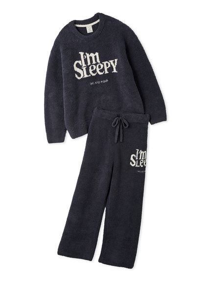 【ジェラート ピケ/gelato pique】のパウダースリーピーロゴジャガードプルオーバー ロングパンツセット インテリア・キッズ・メンズ・レディースファッション・服の通販 founy(ファニー) 　ファッション　Fashion　レディースファッション　Fashion for Women　パンツ　Pants & Trousers　おすすめ　Recommended / Our Picks　ギフト プレゼント　Gift / Present　スマート　Smart, Elegant　セットアップ　Set-Up, Coordinated Outfit　パウダー　Powder, Soft Tone　ボトム　Bottoms, Lower Wear　メンズ　Men's, Menswear　ロング　Long, Long-Length　ワンポイント　One Point, Statement Accent　NVY[089]|ID: prp329100004749375 ipo3291000000034342290