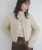 【リアン/Lian】のフェザーニットカーディガン アイボリー|ID: prp329100004749406 ipo3291000000034728269