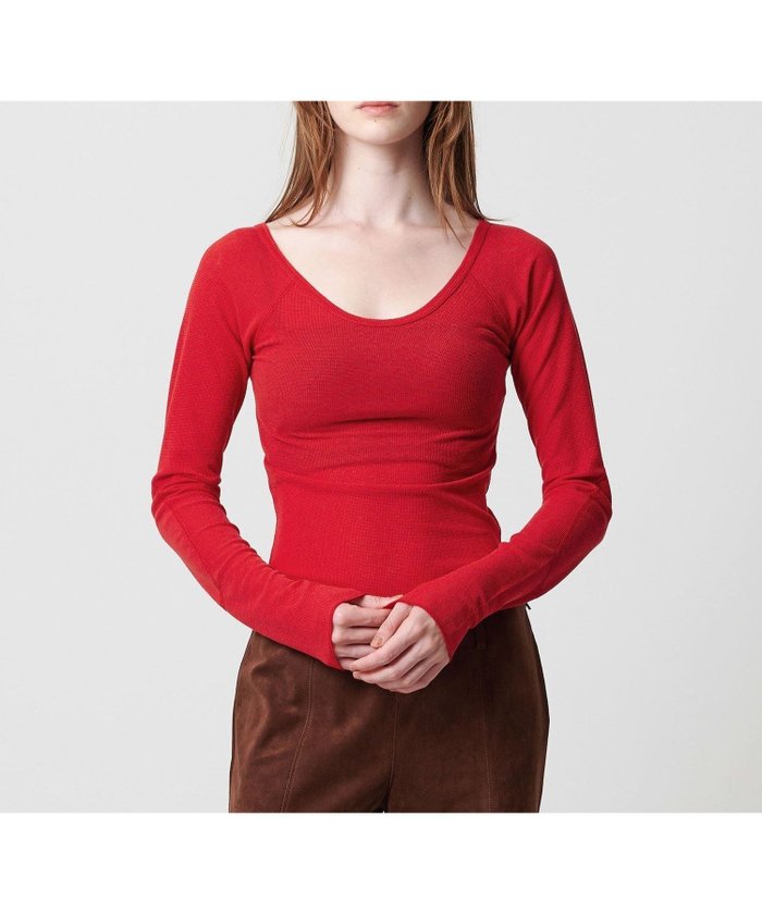 【ビューティ&ユース ユナイテッドアローズ/BEAUTY&YOUTH / UNITED ARROWS】のATTISESSION ワッフル ローカットネック トップス インテリア・キッズ・メンズ・レディースファッション・服の通販 founy(ファニー) https://founy.com/ ファッション Fashion レディースファッション Fashion for Women トップス・カットソー Cut & Sew Tops インナー Innerwear カットソー Cut and Sewn Top カーディガン Cardigan, Knitwear コンパクト Compact, Small Size ジャケット Jacket, Outerwear スリーブ Sleeve, Long Sleeve / Short Sleeve バランス Balance, Style Balance ボトム Bottoms, Lower Wear ミニスカート Mini Skirt, Short Skirt ロング Long, Long-Length ワイド Wide, Wide Fit ワッフル Waffle, Waffle Knit おすすめ Recommended / Our Picks |ID: prp329100004749419 ipo3291000000034342574