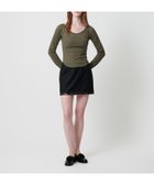 【ビューティ&ユース ユナイテッドアローズ/BEAUTY&YOUTH / UNITED ARROWS】のATTISESSION ワッフル ローカットネック トップス OLIVE|ID: prp329100004749419 ipo3291000000034342578