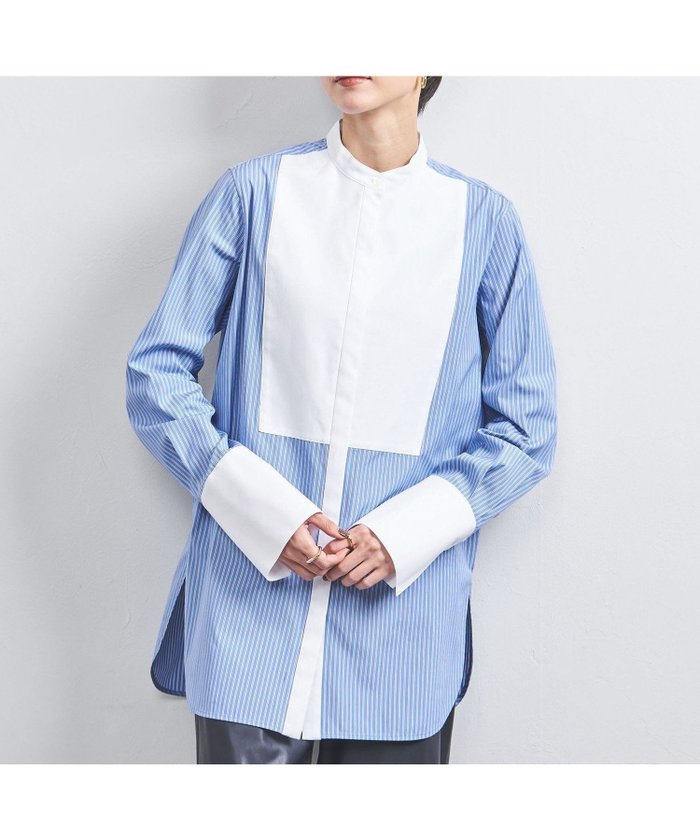 【ユナイテッドアローズ/UNITED ARROWS】のトーマスメイソン バンドカラーシャツ インテリア・キッズ・メンズ・レディースファッション・服の通販 founy(ファニー) https://founy.com/ ファッション Fashion レディースファッション Fashion for Women トップス・カットソー Cut & Sew Tops シャツ・ブラウス・オフィスカジュアル Elegant Blouses & Button-Ups インナー Innerwear カフス Cuff Design ドレス Dress, One-Piece フロント Front, Front Design ボトム Bottoms, Lower Wear ヨーク Yoke, Yoke Design アウトレット Outlet / Clearance おすすめ Recommended / Our Picks |ID: prp329100004749430 ipo3291000000034342651