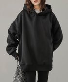 【ラジュール/Lajour】のビッグシルエットフーディープルオーバー ブラック|ID: prp329100004749435 ipo3291000000034776436