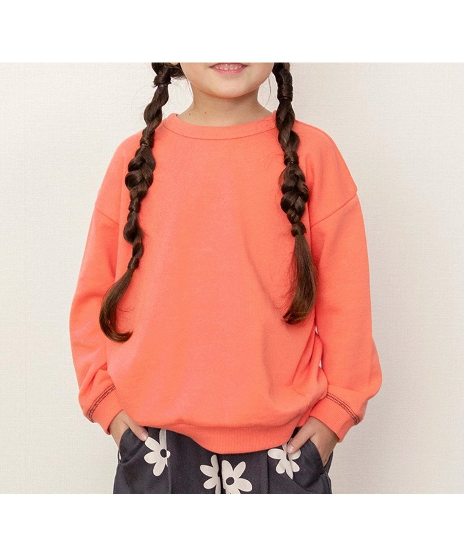 【エフオー オンラインストア/F.O.Online Store / KIDS】の【前後着用OK】どっちも正解 DAISUKI トレーナー インテリア・キッズ・メンズ・レディースファッション・服の通販 founy(ファニー) ファッション Fashion キッズファッション Fashion for Kids 2025年 2025 2025-2026秋冬・A/W Autumn/Winter 2025–26 AW25–26 おすすめ Recommended / Our Picks シンプル Simple, Minimal トレーナー Sweatshirt, Trainer 人気 Popular, Best Seller 今季 This Season, Current Season 定番 Standard, Basic Item 無地 Plain, Solid Color オレンジ|ID: prp329100004749446 ipo3291000000034774801