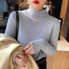【ミニミニストア/miniministore】の裏起毛ニットトップス レディース 暖かい ブルーグレー|ID: prp329100004749450 ipo3291000000034342837