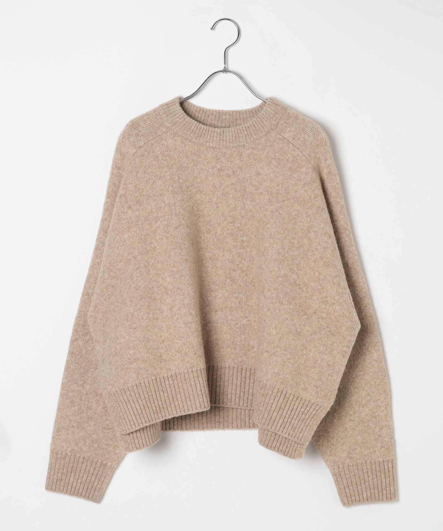 【ベイフロー/BAYFLOW】のコンフォートブークレニットプルオーバー インテリア・キッズ・メンズ・レディースファッション・服の通販 founy(ファニー) 　ファッション　Fashion　レディースファッション　Fashion for Women　トップス・カットソー　Cut & Sew Tops　ニット　Knit Tops & Sweaters　カジュアルプルオーバー・ニットトップス　Pullovers & Knit Tops / Casual Pullovers　おすすめ　Recommended / Our Picks　スリット　Slit, Slit Detail　センター　Center, Center Line　バランス　Balance, Style Balance　ワンポイント　One Point, Statement Accent　【WEB限定】グレージュ13|ID: prp329100004749451 ipo3291000000034425417