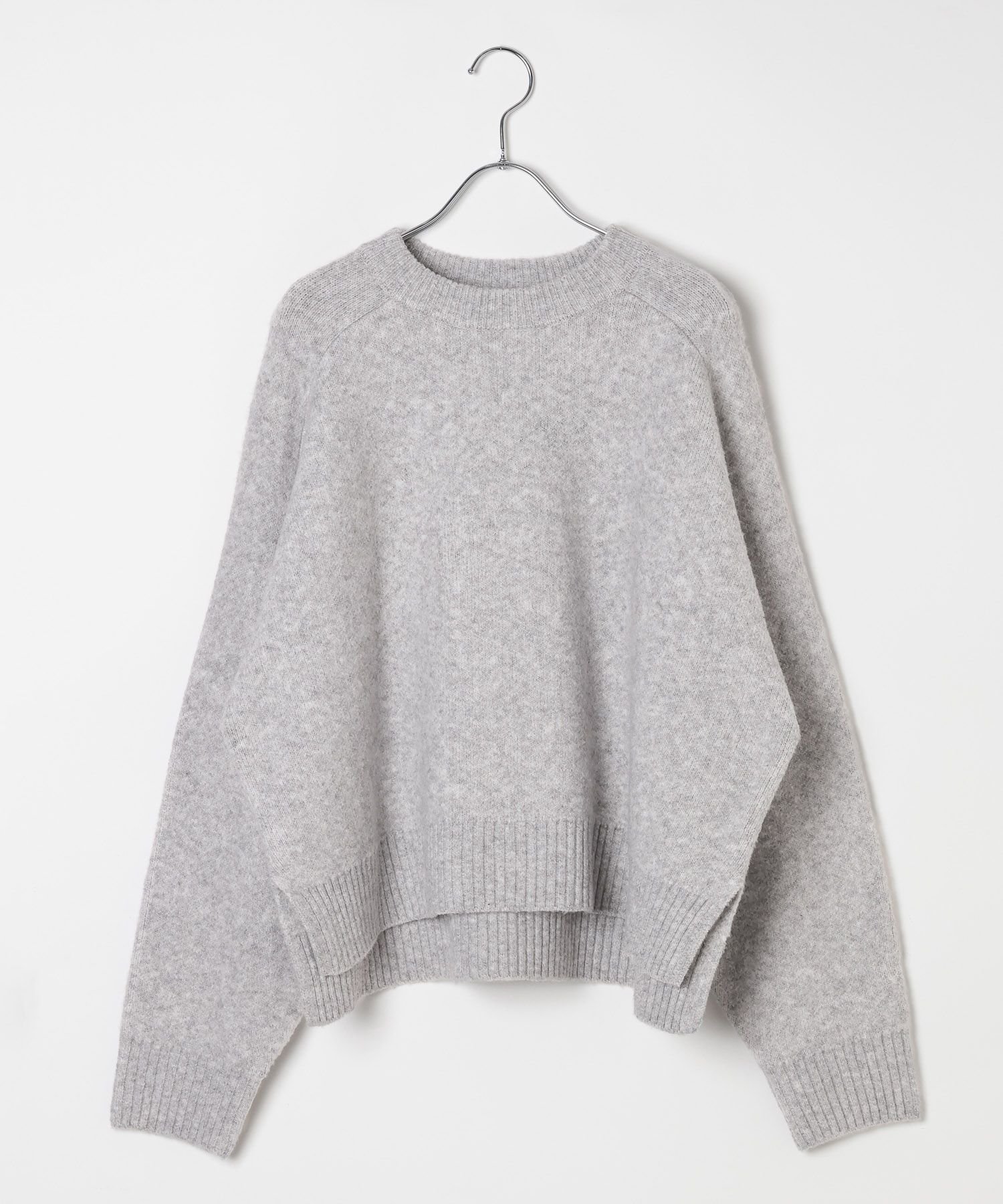 【ベイフロー/BAYFLOW】のコンフォートブークレニットプルオーバー インテリア・キッズ・メンズ・レディースファッション・服の通販 founy(ファニー) 　ファッション　Fashion　レディースファッション　Fashion for Women　トップス・カットソー　Cut & Sew Tops　ニット　Knit Tops & Sweaters　カジュアルプルオーバー・ニットトップス　Pullovers & Knit Tops / Casual Pullovers　おすすめ　Recommended / Our Picks　スリット　Slit, Slit Detail　センター　Center, Center Line　バランス　Balance, Style Balance　ワンポイント　One Point, Statement Accent　グレー15|ID: prp329100004749451 ipo3291000000034425418