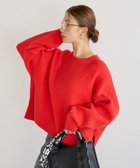 【ベイフロー/BAYFLOW】のコンフォートブークレニットプルオーバー 人気、トレンドファッション・服の通販 founy(ファニー) ファッション Fashion レディースファッション Fashion for Women トップス・カットソー Cut & Sew Tops ニット Knit Tops & Sweaters カジュアルプルオーバー・ニットトップス Pullovers & Knit Tops / Casual Pullovers おすすめ Recommended / Our Picks スリット Slit, Slit Detail センター Center, Center Line バランス Balance, Style Balance ワンポイント One Point, Statement Accent thumbnail レッド30|ID: prp329100004749451 ipo3291000000034425420