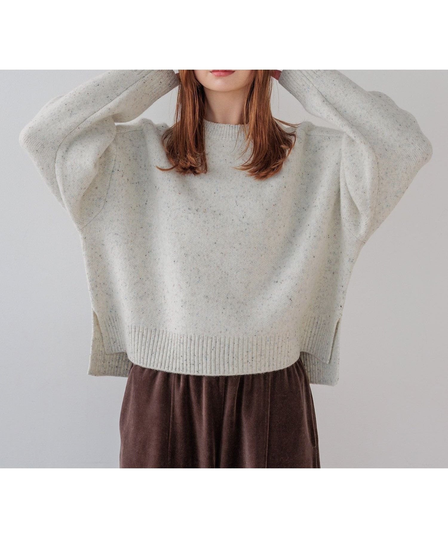 【ベイフロー/BAYFLOW】の≪完売カラー・新色追加 ≫ もっちりした肌触り コンフォートブークレニットプルオーバー インテリア・キッズ・メンズ・レディースファッション・服の通販 founy(ファニー) ファッション Fashion レディースファッション Fashion for Women トップス・カットソー Cut & Sew Tops ニット Knit Tops & Sweaters カジュアルプルオーバー・ニットトップス Pullovers & Knit Tops / Casual Pullovers スリット Slit, Slit Detail センター Center, Center Line バランス Balance, Style Balance ワンポイント One Point, Statement Accent おすすめ Recommended / Our Picks ネップ10|ID: prp329100004749451 ipo3291000000034861378