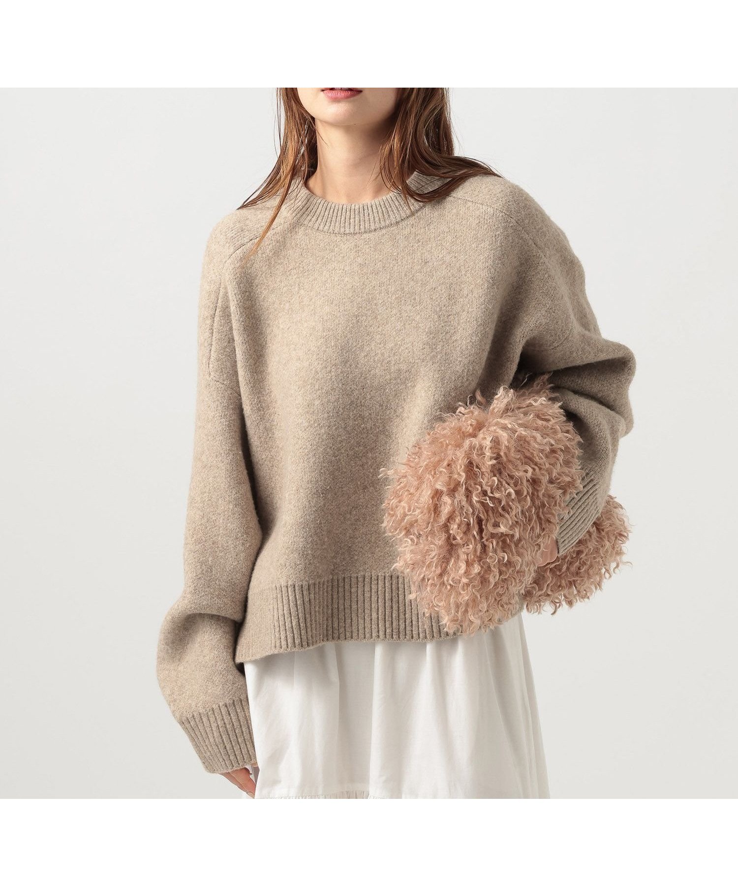 【ベイフロー/BAYFLOW】の≪完売カラー・新色追加 ≫ もっちりした肌触り コンフォートブークレニットプルオーバー インテリア・キッズ・メンズ・レディースファッション・服の通販 founy(ファニー) ファッション Fashion レディースファッション Fashion for Women トップス・カットソー Cut & Sew Tops ニット Knit Tops & Sweaters カジュアルプルオーバー・ニットトップス Pullovers & Knit Tops / Casual Pullovers スリット Slit, Slit Detail センター Center, Center Line バランス Balance, Style Balance ワンポイント One Point, Statement Accent おすすめ Recommended / Our Picks 【WEB限定】グレージュ13|ID: prp329100004749451 ipo3291000000034861380