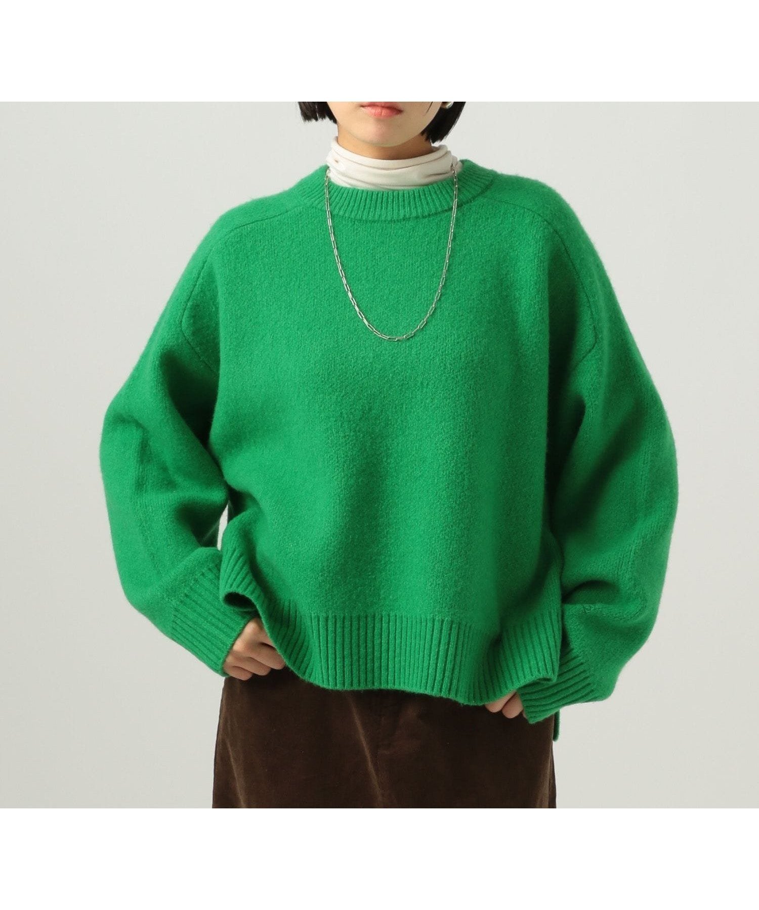 【ベイフロー/BAYFLOW】の≪完売カラー・新色追加 ≫ もっちりした肌触り コンフォートブークレニットプルオーバー インテリア・キッズ・メンズ・レディースファッション・服の通販 founy(ファニー) ファッション Fashion レディースファッション Fashion for Women トップス・カットソー Cut & Sew Tops ニット Knit Tops & Sweaters カジュアルプルオーバー・ニットトップス Pullovers & Knit Tops / Casual Pullovers スリット Slit, Slit Detail センター Center, Center Line バランス Balance, Style Balance ワンポイント One Point, Statement Accent おすすめ Recommended / Our Picks グリーン70|ID: prp329100004749451 ipo3291000000034861387